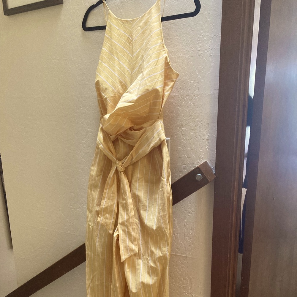 NWT ASOS yellow jumpsuit size 6
